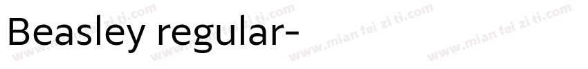 Beasley regular字体转换